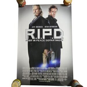 R.I.P.D. 2013 Original Movie Poster 27x40 Jeff Bridges Ryan Reynolds D/S